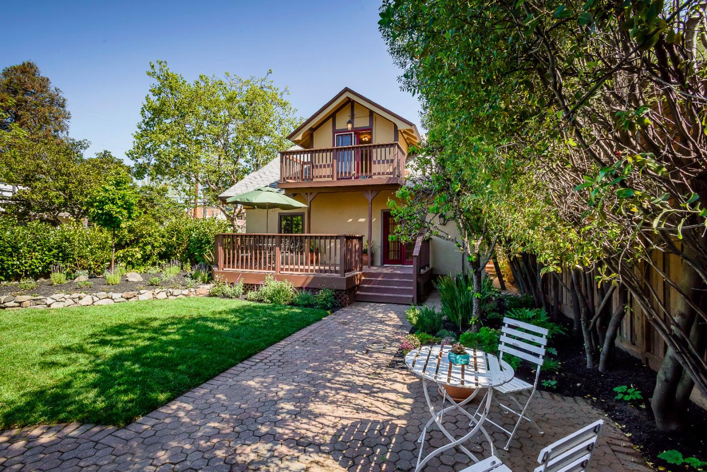 1601 Broadway Burlingame, CA 94010 - Photo 22 of 23 a front view of a house with garden