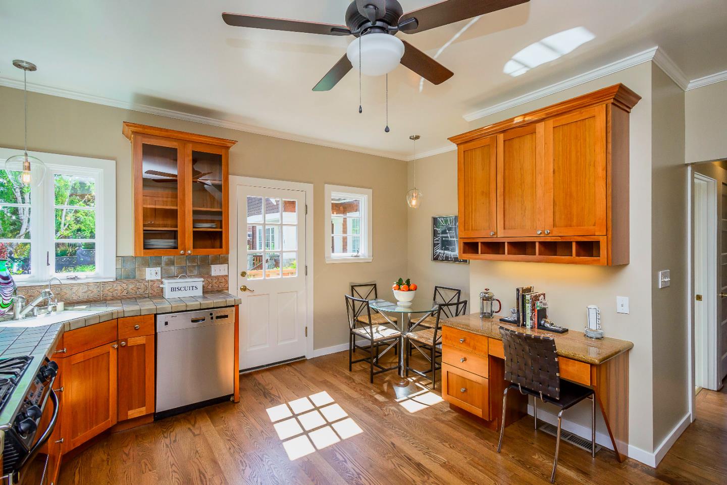 1601 Broadway Burlingame, CA 94010 - Photo 8 of 23 a view of a dining room with furniture window and wooden floor