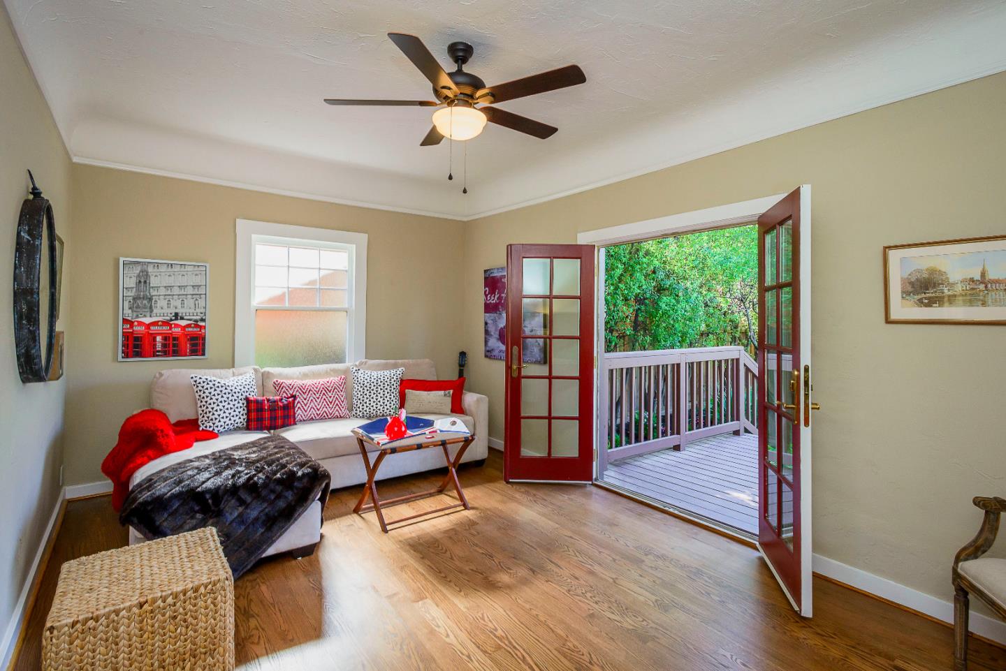 1601 Broadway Burlingame, CA 94010 - Photo 10 of 23 a living room with furniture and a large window