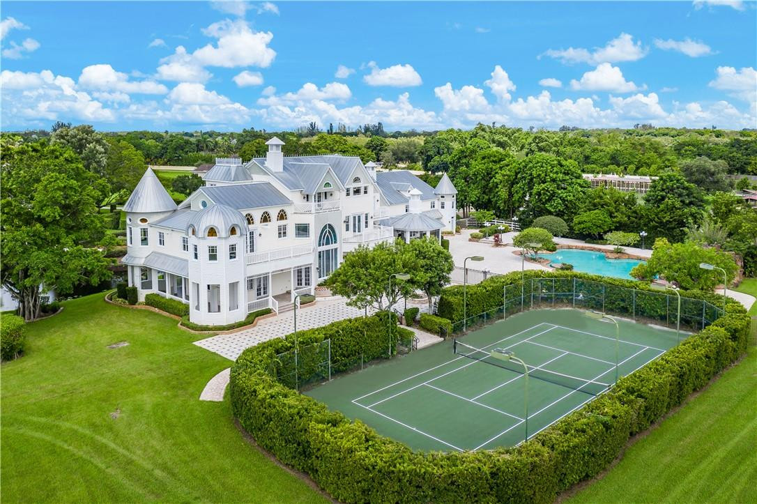 5550 Hancock Road Southwest Ranches, FL 33330 - Photo 59 of 60 an aerial view of a house with a garden