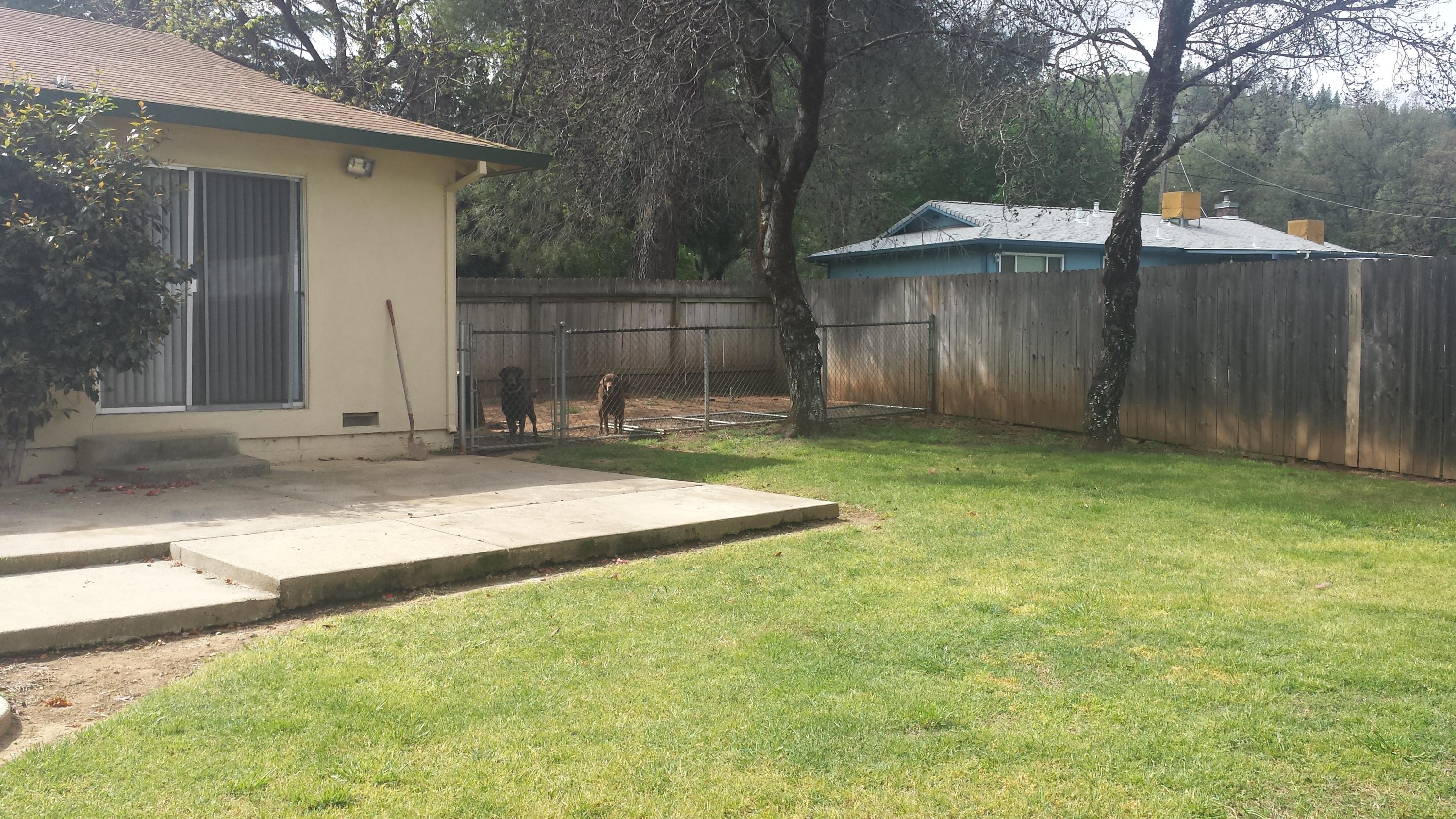 17874 Walker Mine Road Redding, CA 96003 - Photo 12 of 33 Dog run in the back yard