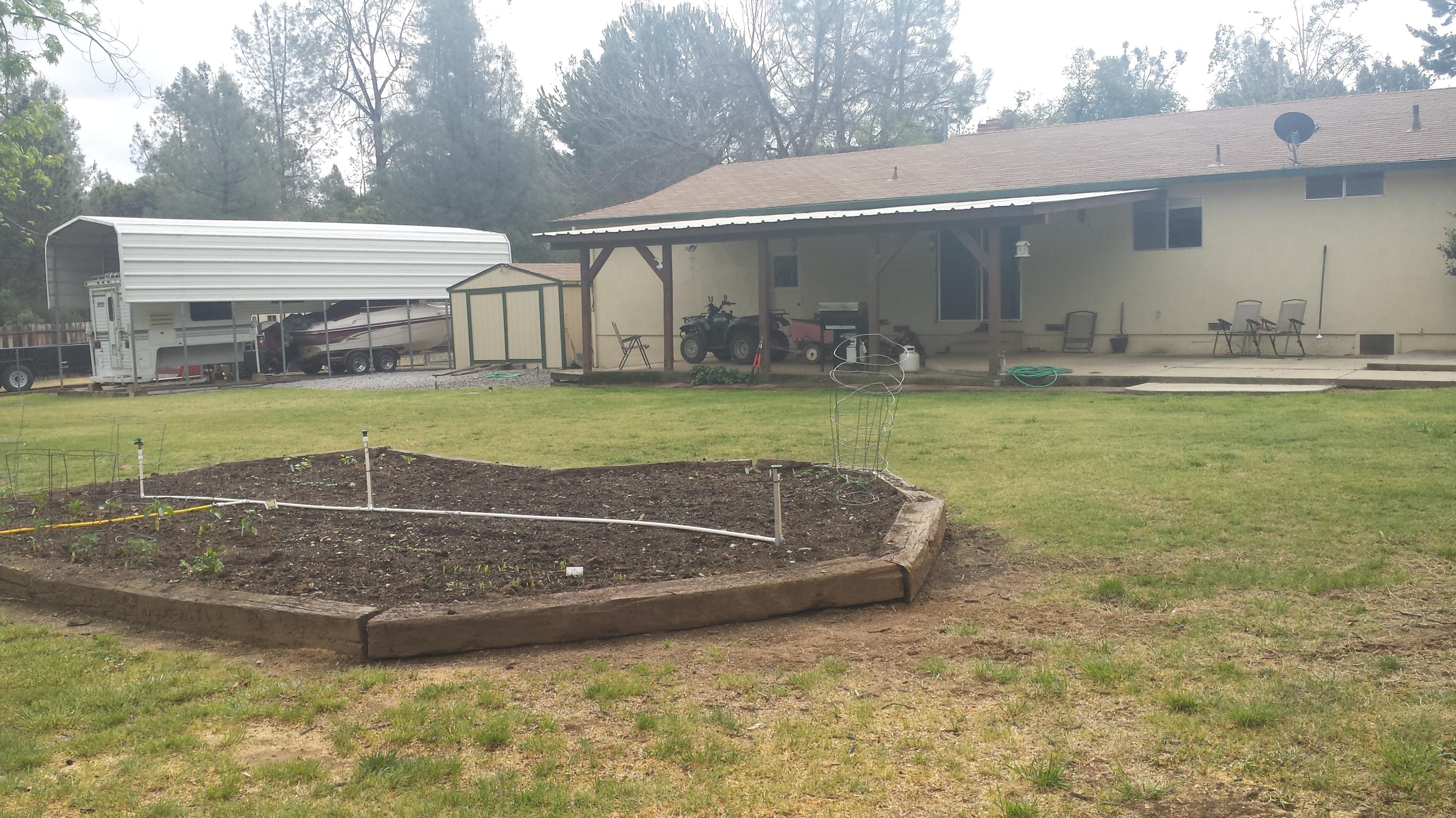 17874 Walker Mine Road Redding, CA 96003 - Photo 10 of 33 Back yard garden area