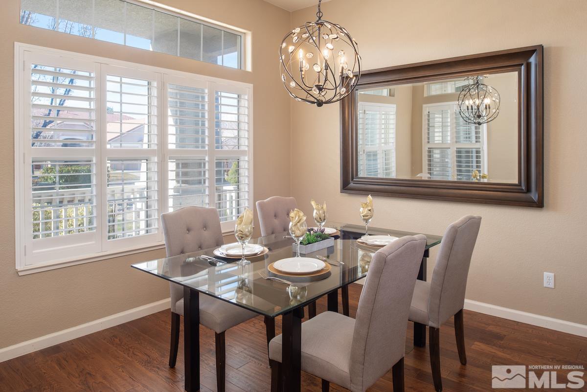 1725 Colavita Way Reno, NV 89521 - Photo 3 of 22 a view of a dining room with furniture window and outside view