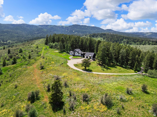 1225 Old Oregon Road Soda Springs, ID 83276 - Photo 63 of 67 Modern residence situated on an expansive, verdant lot with a gravel driveway