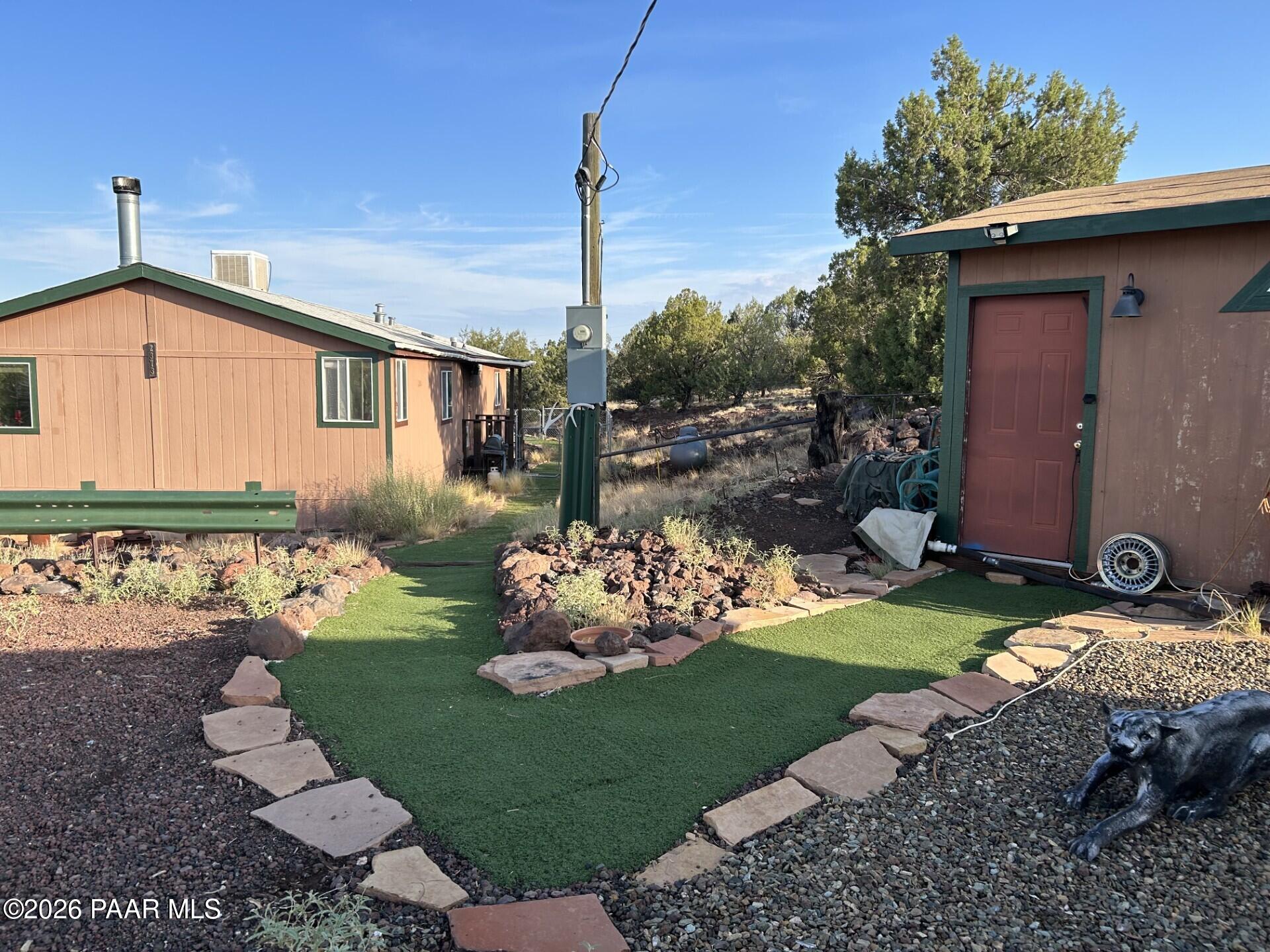 2373 Roberts Road Ash Fork, AZ 86320 - Photo 33 of 41 Path from Home to Pump House