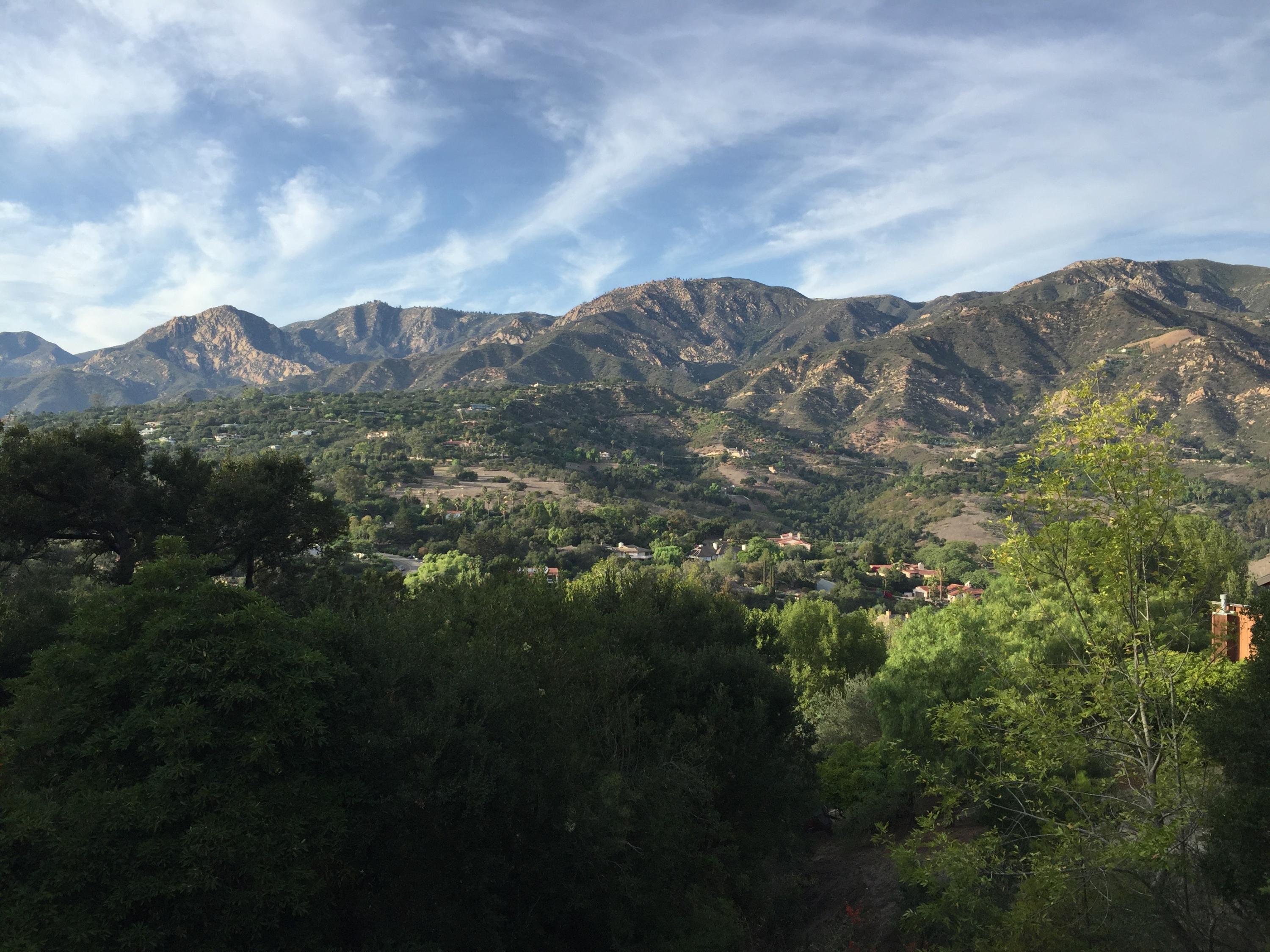 1202 Las Alturas Road Santa Barbara, CA 93103 - Photo 11 of 17 a view of a city with mountains in the background