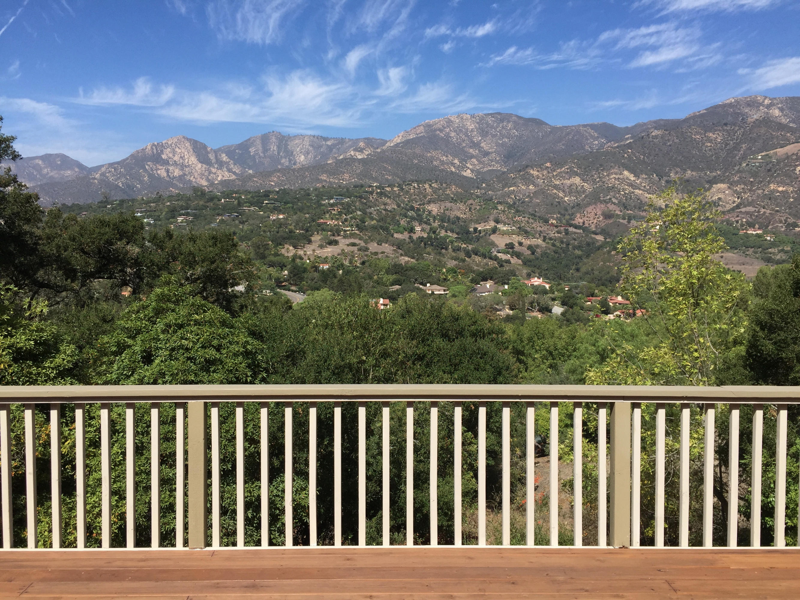 1202 Las Alturas Road Santa Barbara, CA 93103 - Photo 3 of 17 a balcony with an outdoor space