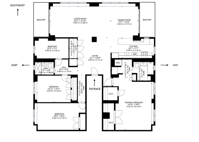 $3,000,000 | 268 East Broadway, Unit A1706 | Lower East Side