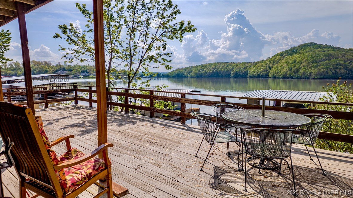 1130 Laura Hufferd Road Roach, MO 65787 - Photo 17 of 18 Spacious deck off of lower level.