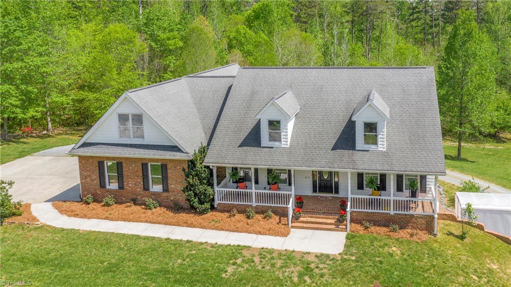 2053 E Road Walnut Cove, NC 27052 - Photo 1 of 39 Aerial view front from right