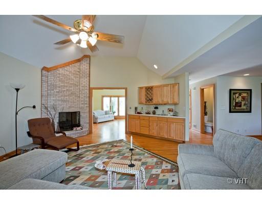 15W752 83rd Street Burr Ridge, IL 60527 - Photo 10 of 16 a living room with furniture and a fireplace