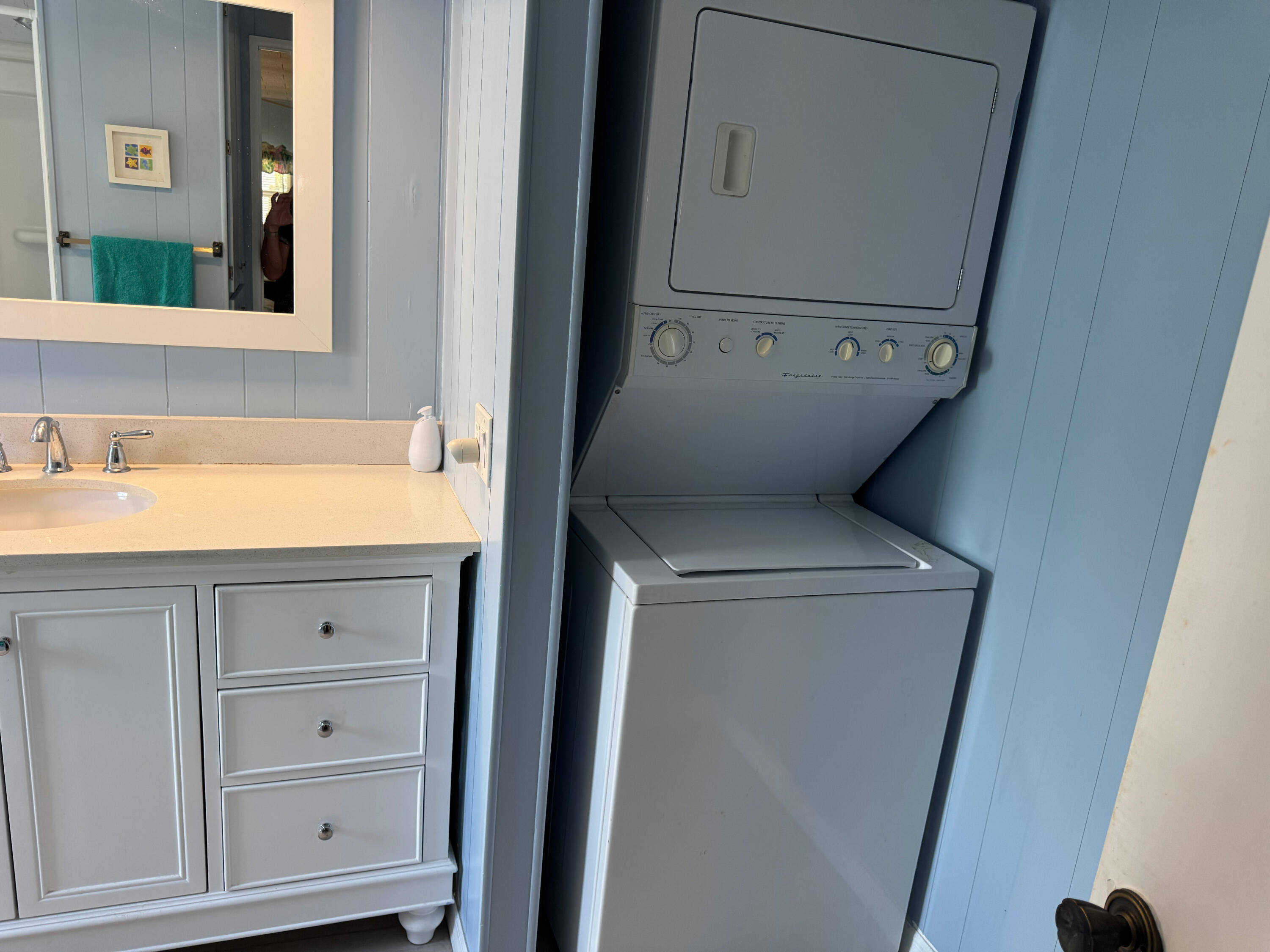 205 South Ibis Drive, Unit R Briny Breezes, FL 33435 - Photo 28 of 38 a utility room with closet