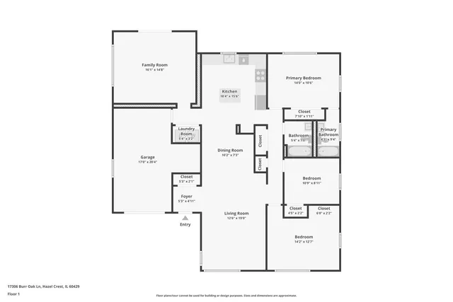 $150,000 | 17306 Burr Oak Lane, Hazel Crest, IL 60429
