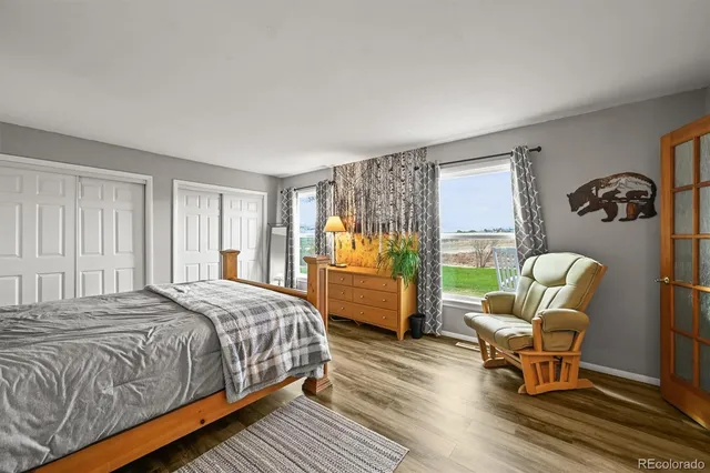 a view of a hallway with washer and dryer