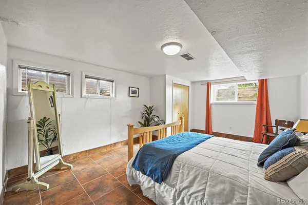 a view of a room with wooden roof