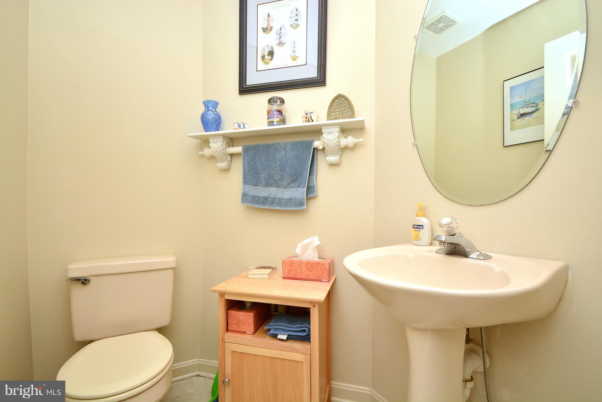 1326 Roman Ridge Way Bel Air, MD 21014 - Photo 15 of 30 Half bath located off stairway to lower level;