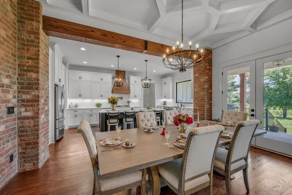 a bedroom with a bed and a rug