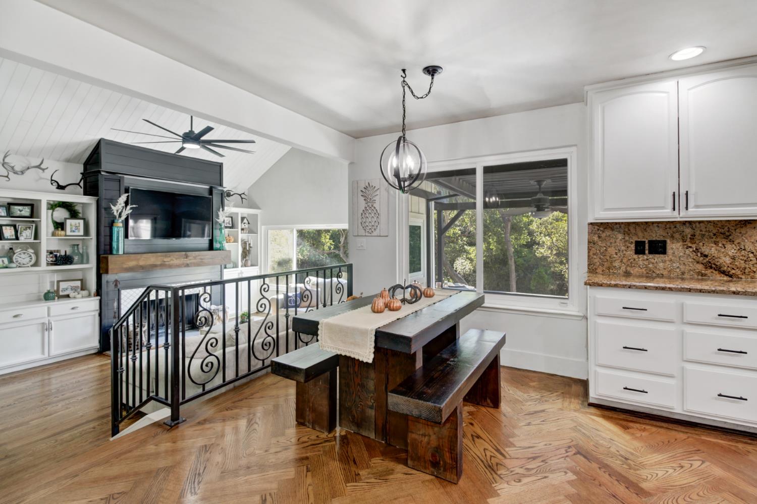 2239 Seabler Place Carmichael, CA 95608 - Photo 23 of 68 a view of a dining room with furniture window and wooden floor