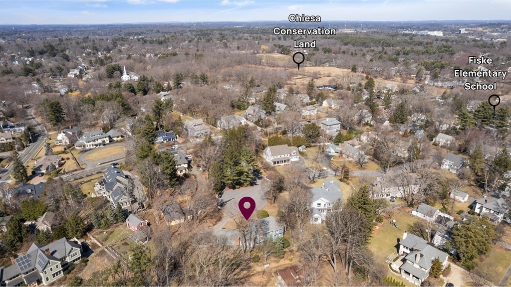 8 Juniper Place Lexington, MA 02420 - Photo 2 of 42 an aerial view of a city