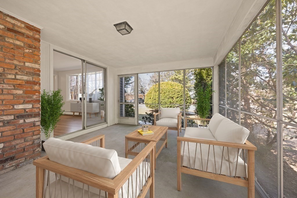 8 Juniper Place Lexington, MA 02420 - Photo 32 of 42 a living room with furniture and a large window