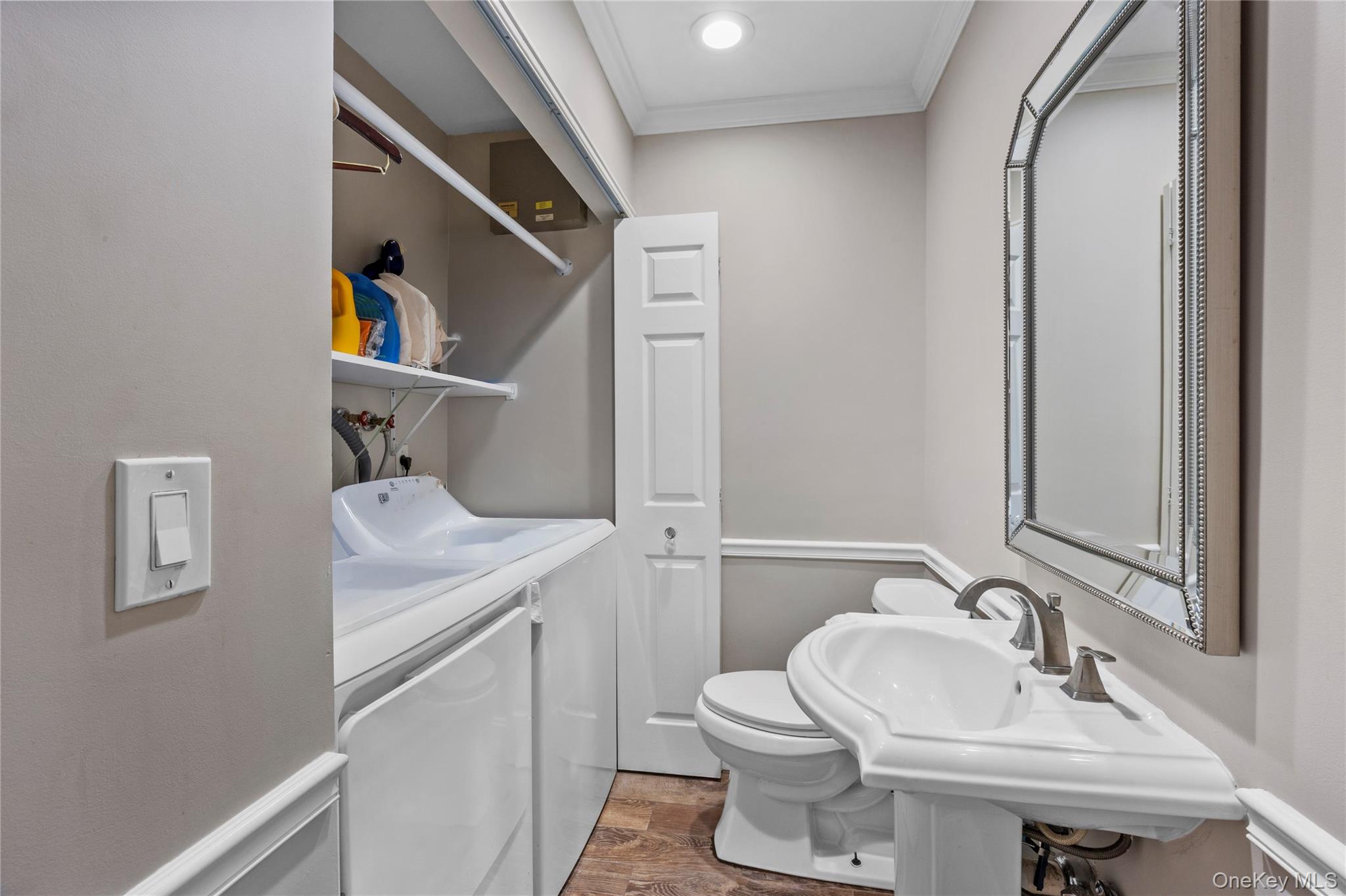 117 Scarlett Way Commack, NY 11725 - Photo 17 of 26 Half Bath and Laundry Area