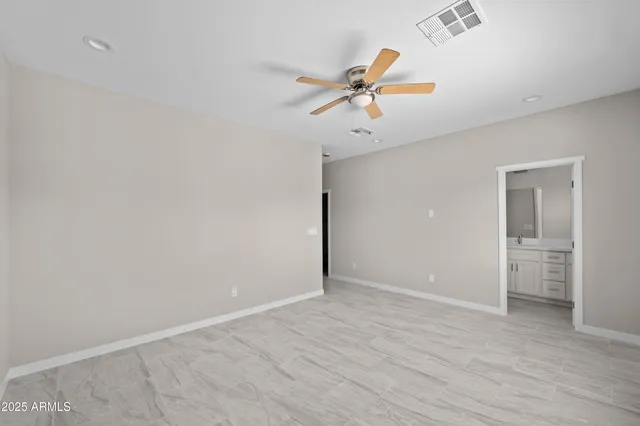 a view of an empty room