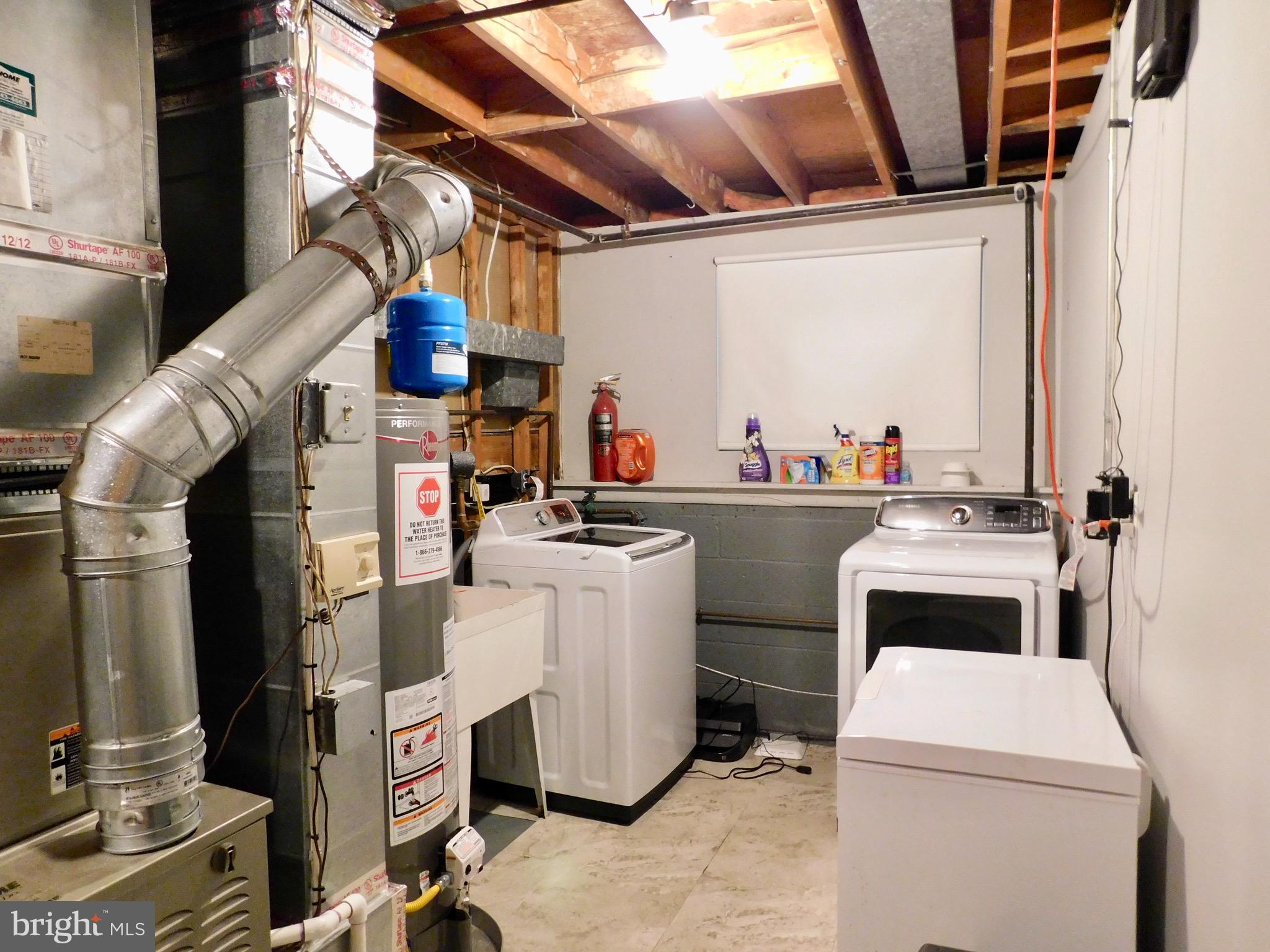 8615 Pilsen Road Randallstown, MD 21133 - Photo 19 of 21 Utility Room, Brand New Hot Water Tank