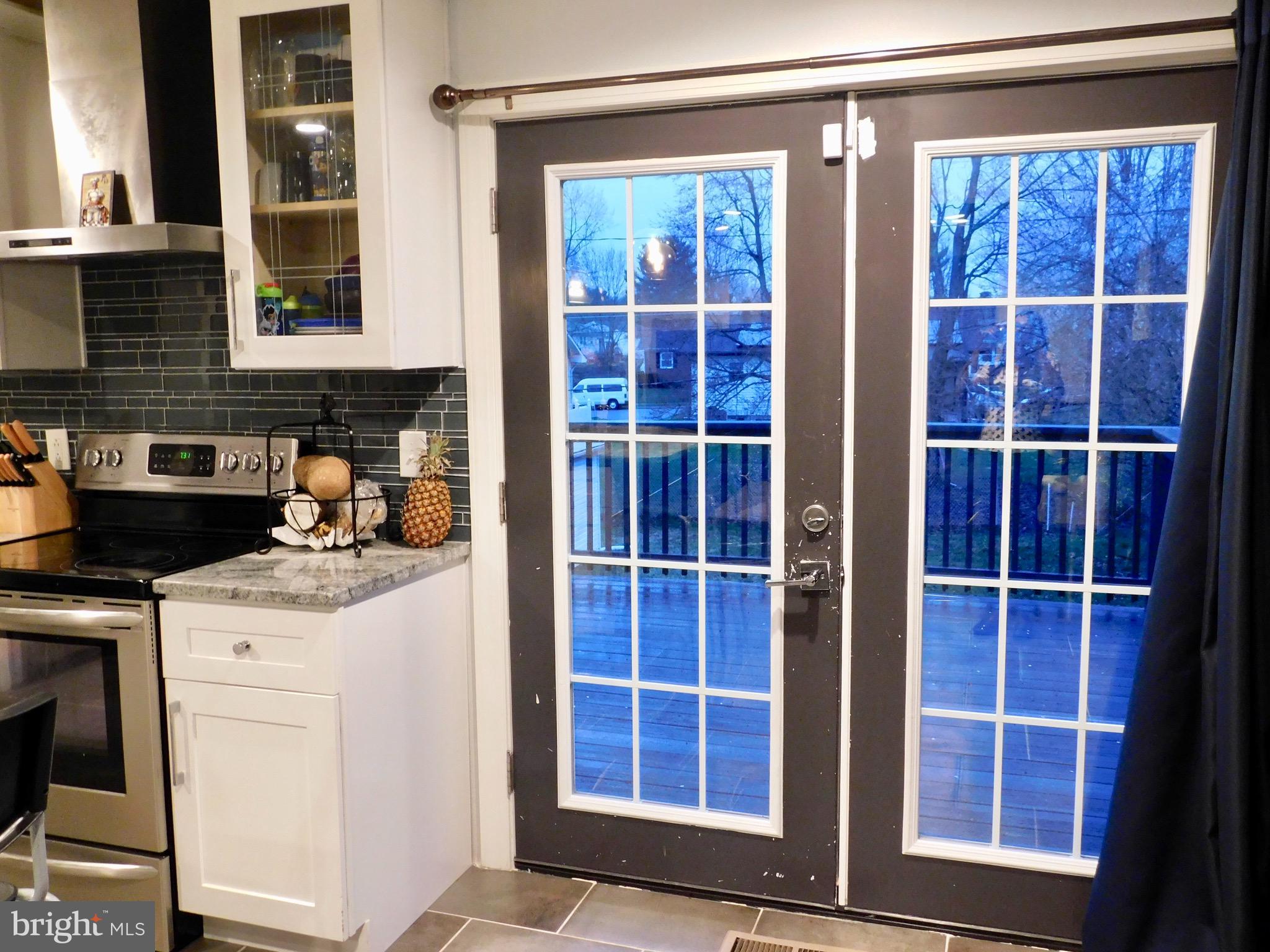 8615 Pilsen Road Randallstown, MD 21133 - Photo 9 of 21 French door leading to Deck-Great for entertaining