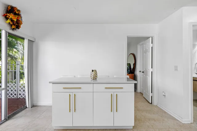 a view of hallway with washer and dryer