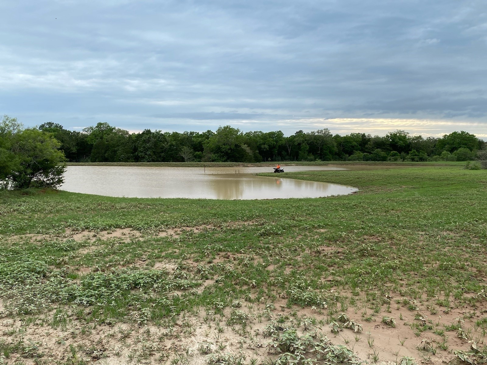 2810 West Old Lockhart Road Muldoon, TX 78949 - Photo 12 of 42 Center pond