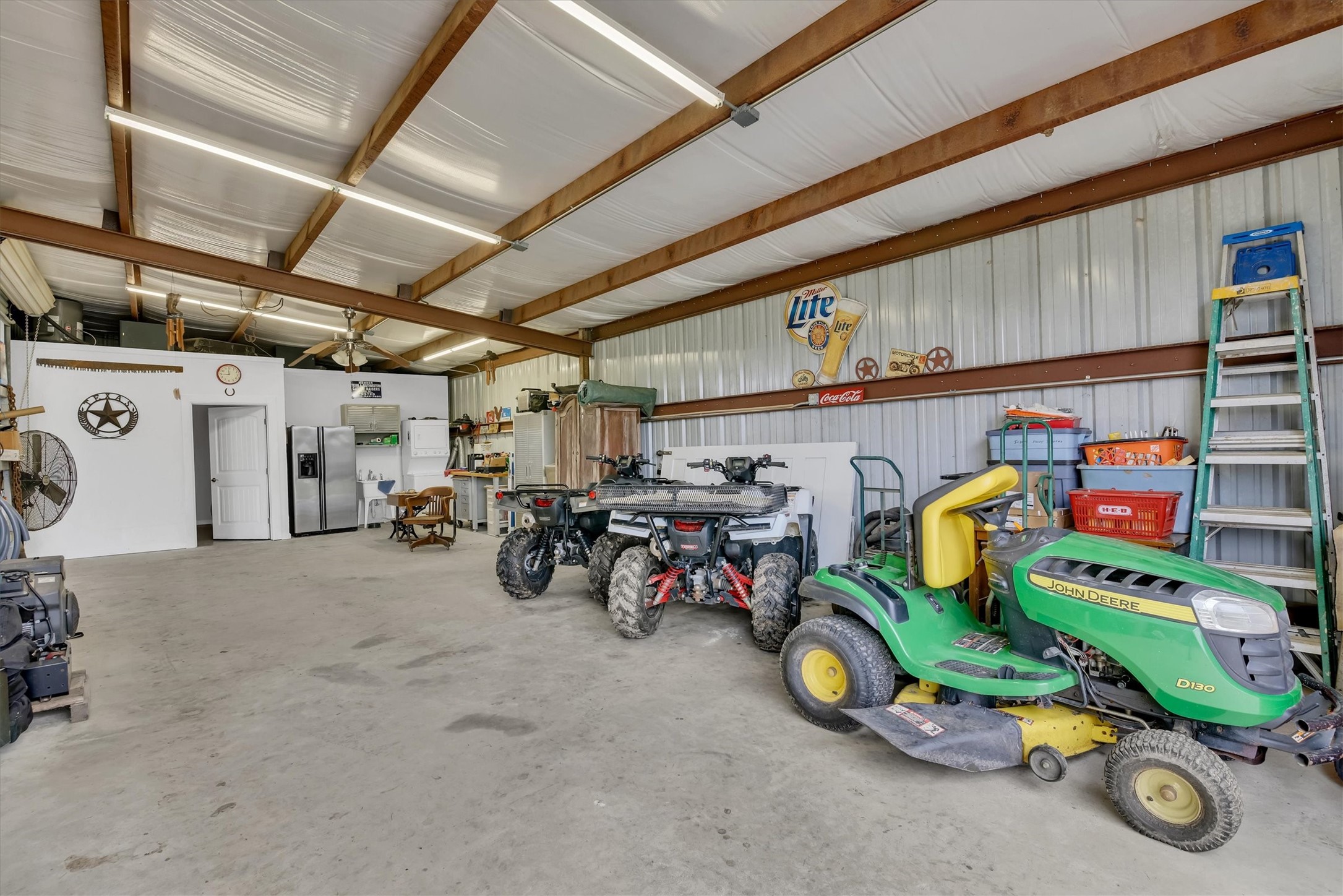 2810 West Old Lockhart Road Muldoon, TX 78949 - Photo 31 of 42 Metal Bldg Barn enclosed concreted area
