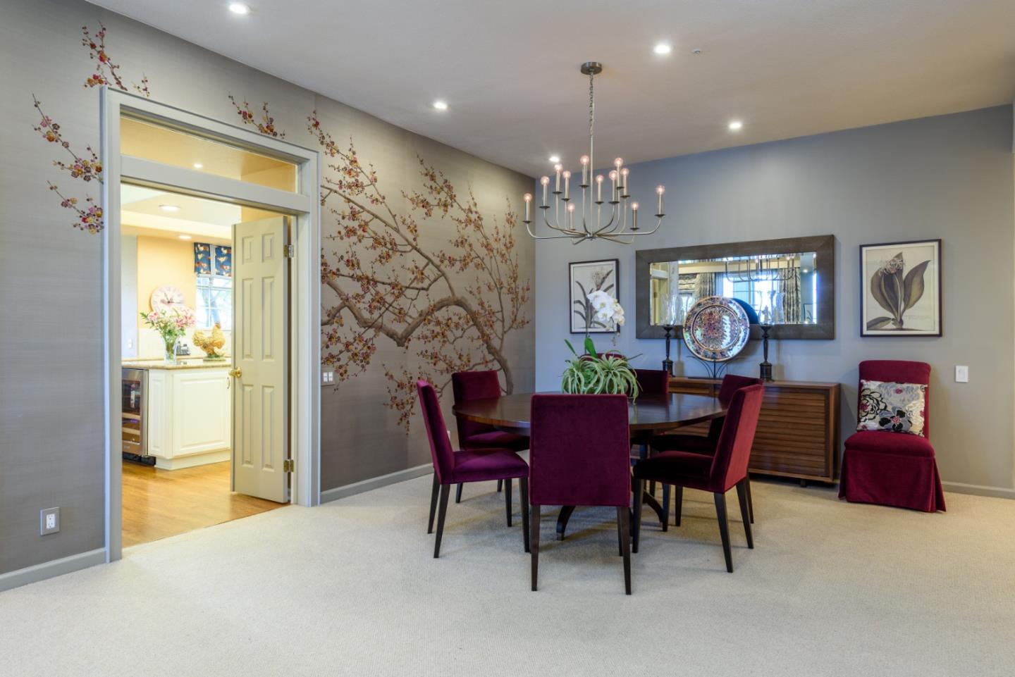 720 Promontory Point Lane, Unit 2106 Foster City, CA 94404 - Photo 14 of 35 a view of a dining room with furniture and chandelier