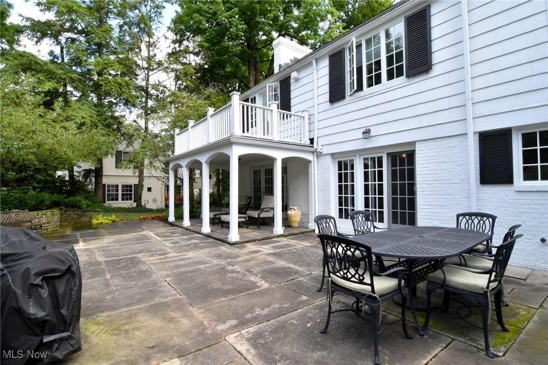 2756 Landon Road Shaker Heights, OH 44122 - Photo 32 of 37 Beautiful rear patio area with covered porch.