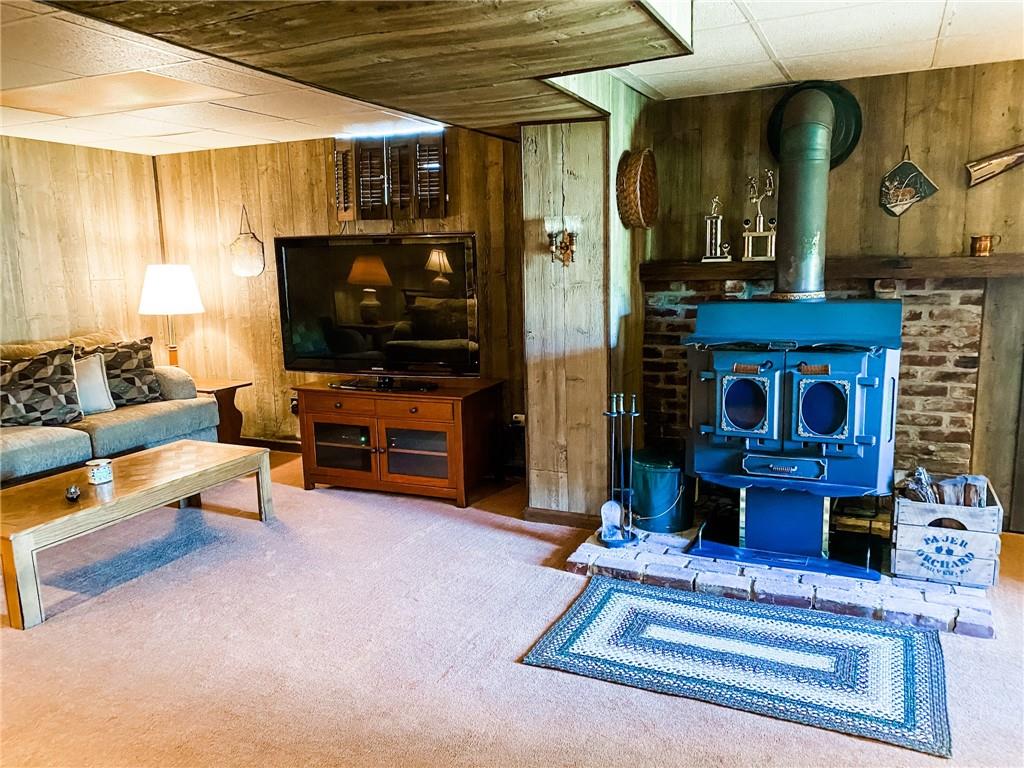 537 Fleming Road Sarver, PA 16055 - Photo 16 of 20 a living room with furniture and a flat screen tv