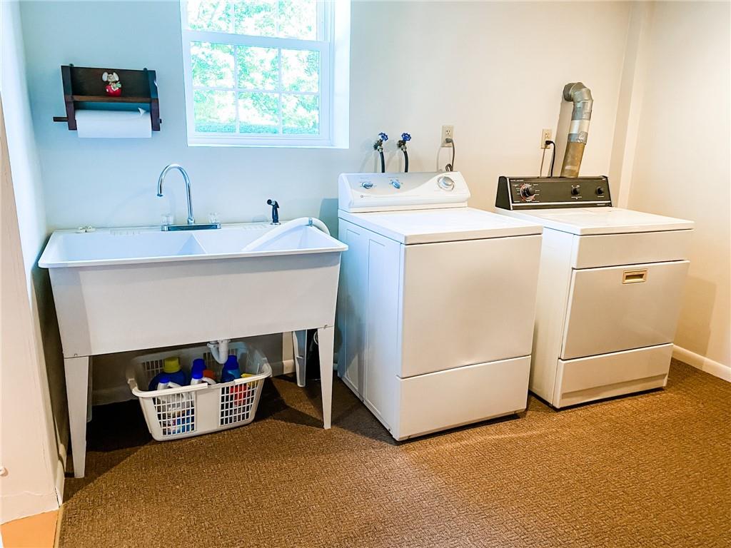 537 Fleming Road Sarver, PA 16055 - Photo 18 of 20 a utility room with dryer and washer