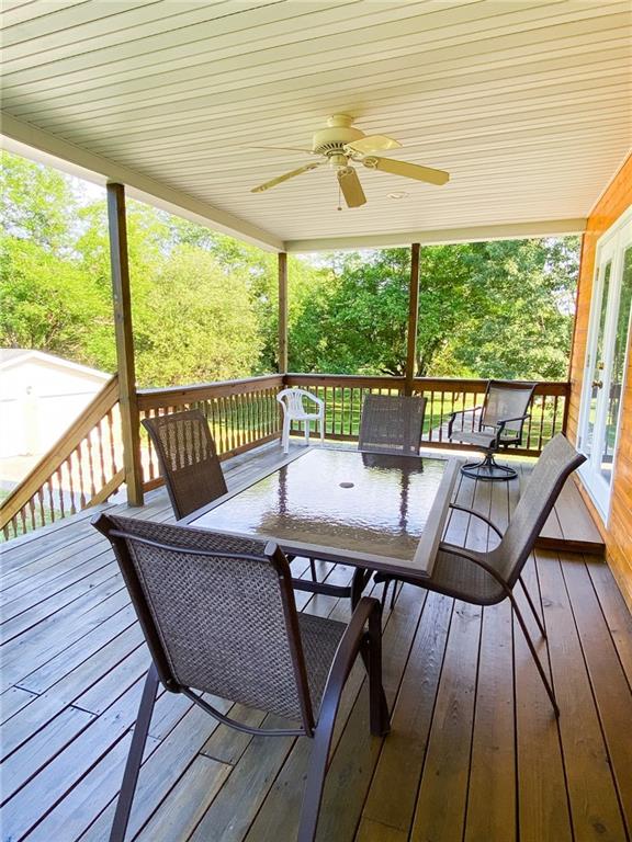 537 Fleming Road Sarver, PA 16055 - Photo 20 of 20 a view of a balcony with furniture and wooden floor