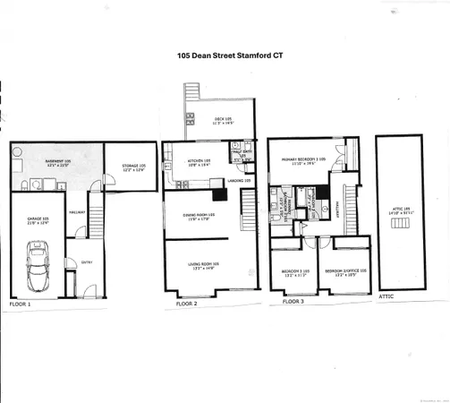 $4,600 | 105 Dean Street, Unit A, Stamford, CT 06902
