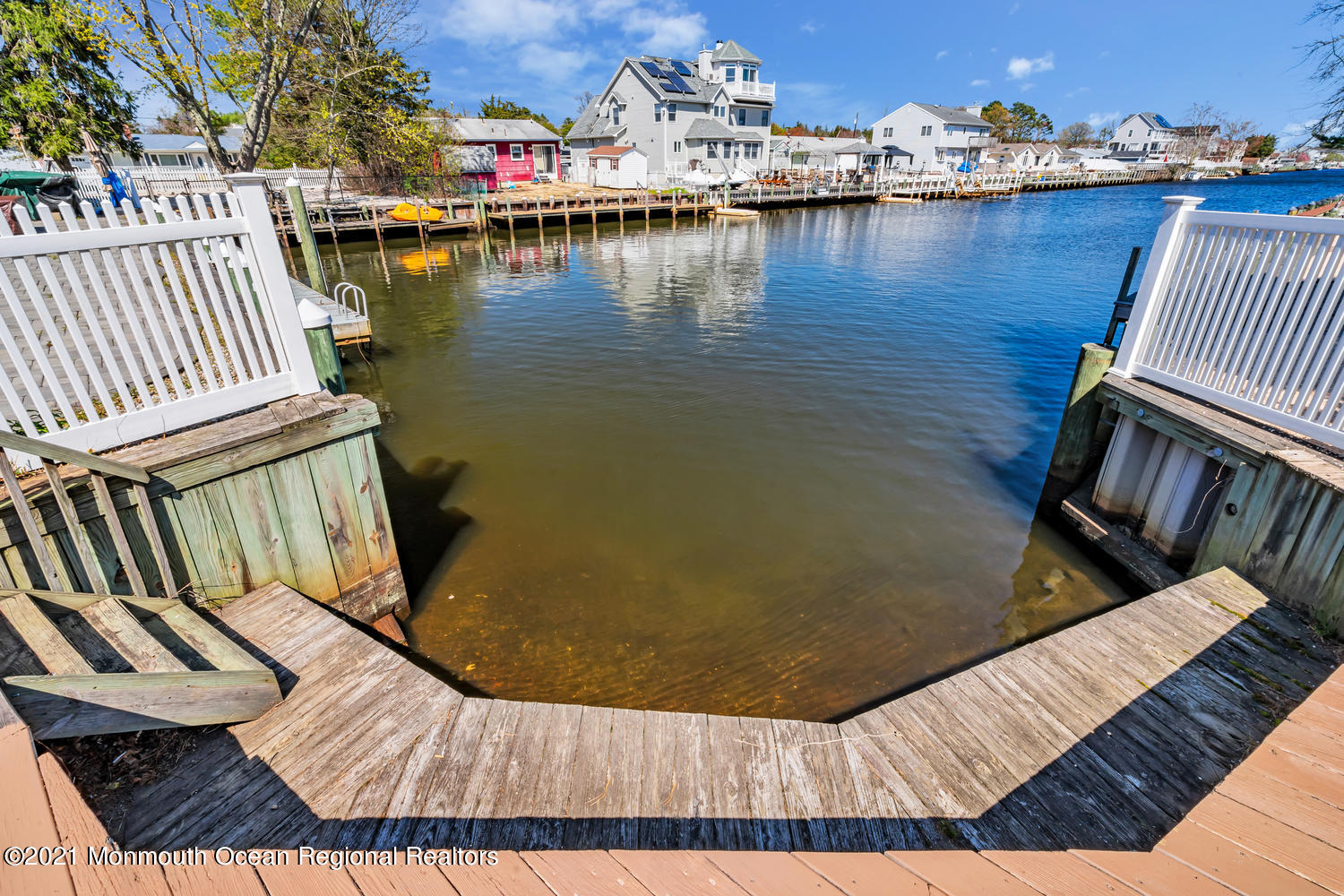 19 North Island Road Bayville, NJ 08721 - Photo 45 of 54 swimming view of a lake from a balcony