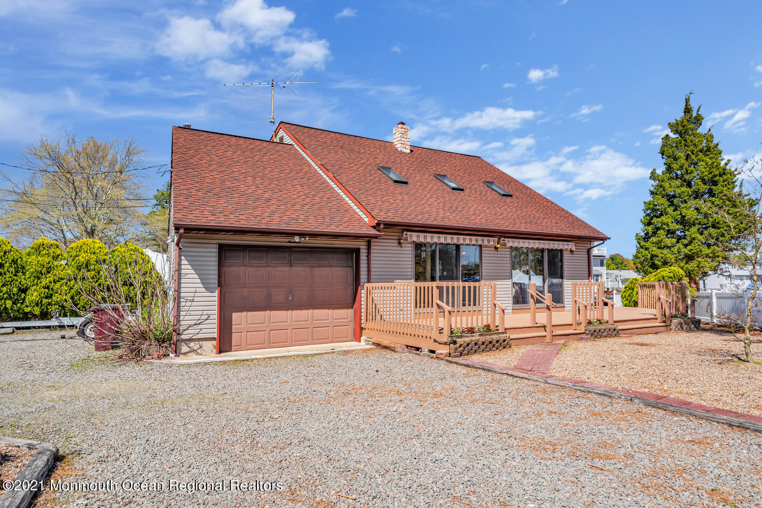 19 North Island Road Bayville, NJ 08721 - Photo 51 of 54 a front view of a house with a yard