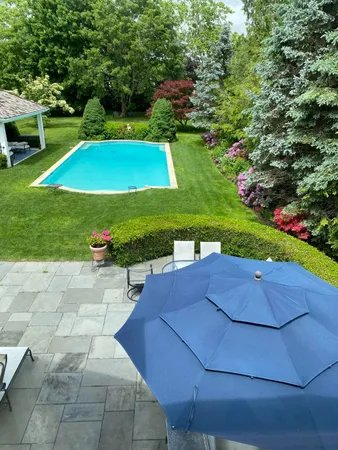 a view of an outdoor space and yard