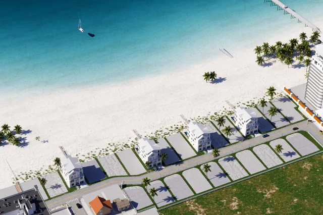 a view of building with street