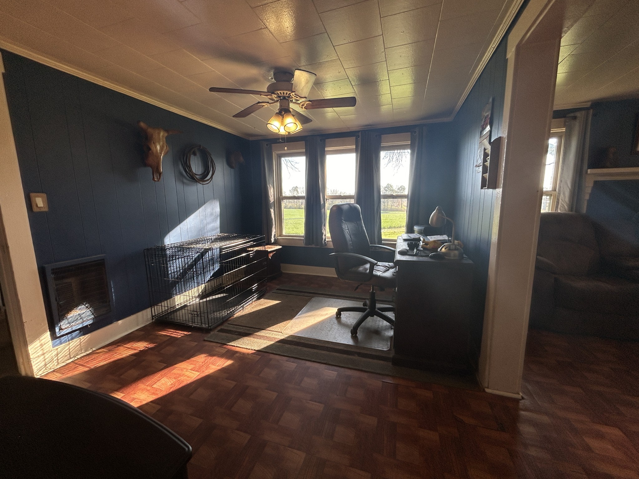 48 Idaho Road Leoma, TN 38468 - Photo 36 of 41 a room with gym equipment and a large window