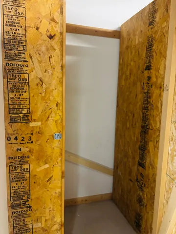 a view of water heater room