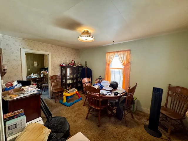 a living room filled with furniture