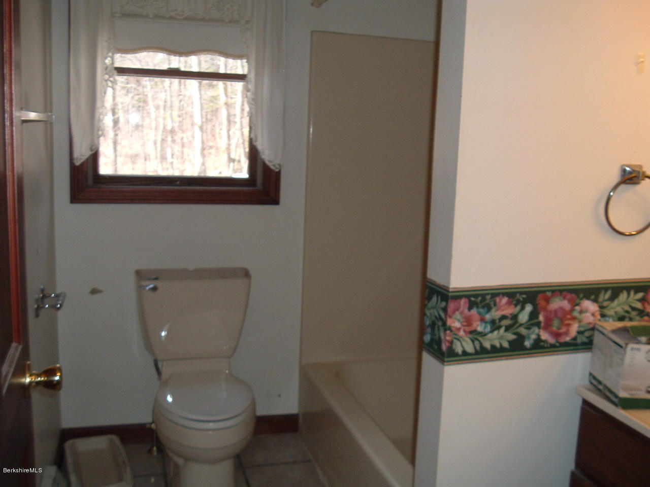 102 East Main Road Peru, MA 01235 - Photo 7 of 21 a bathroom with a toilet and a shower curtain