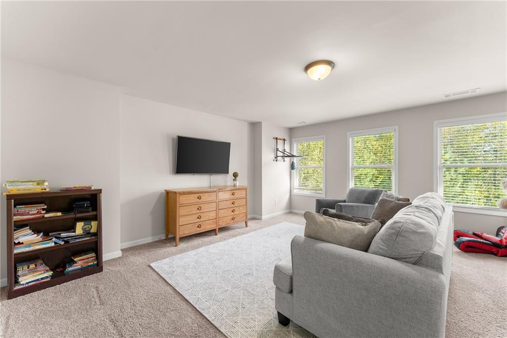 8055 Veranda Curve Ball Ground, GA 30107 - Photo 40 of 65 a living room with furniture and a flat screen tv