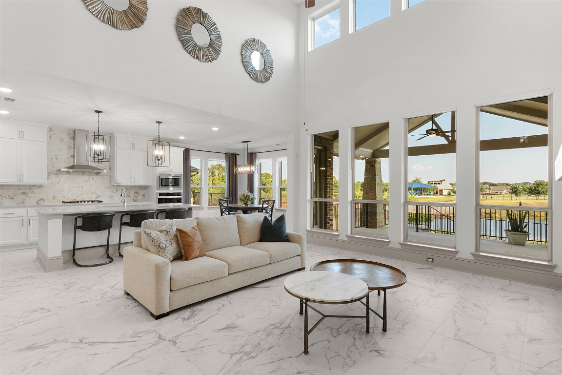 234 Rio Ranchero Road Georgetown, TX 78628 - Photo 15 of 39 Living Room View from Primary Entrance