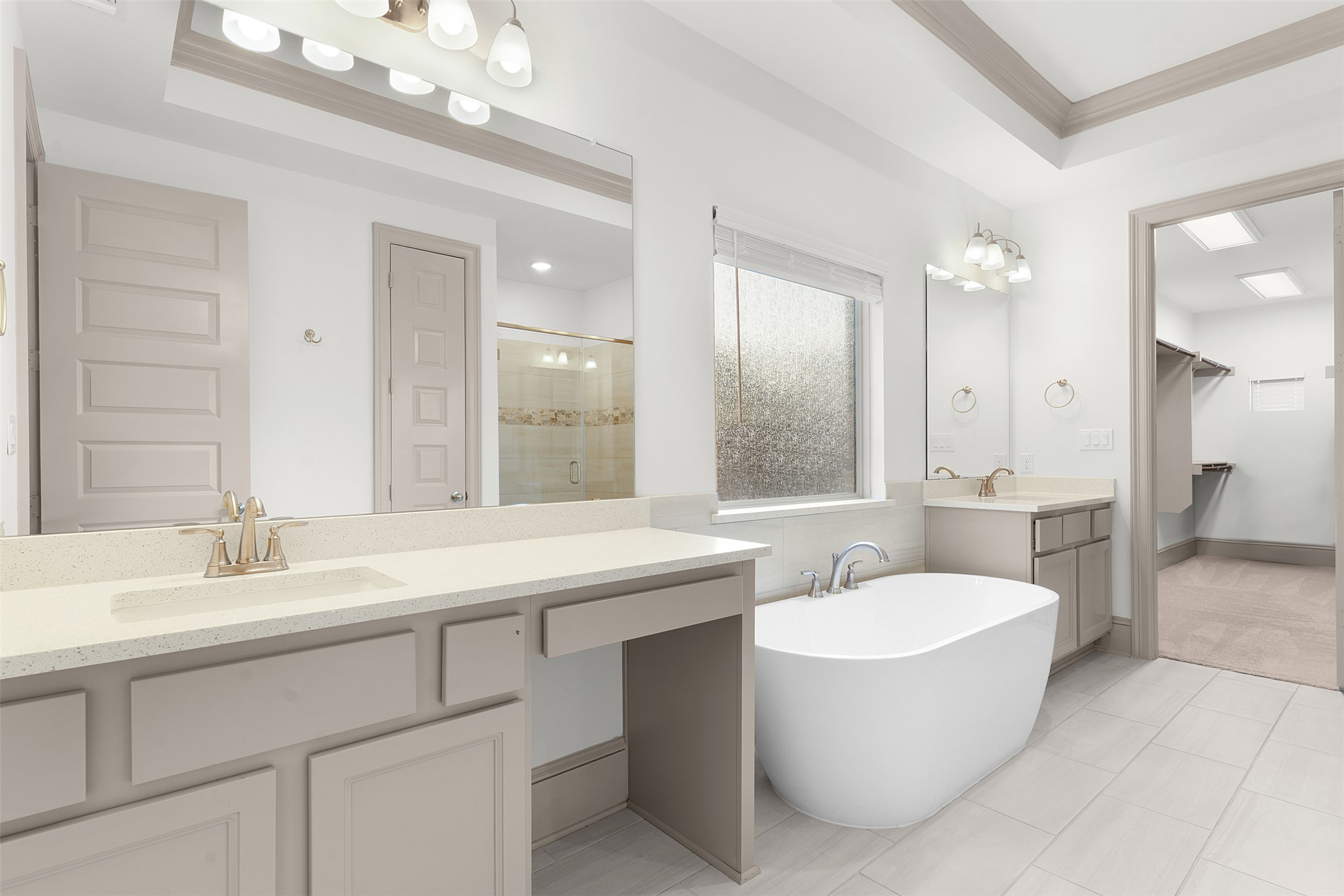 234 Rio Ranchero Road Georgetown, TX 78628 - Photo 25 of 39 View at Entry of Primary Bathroom