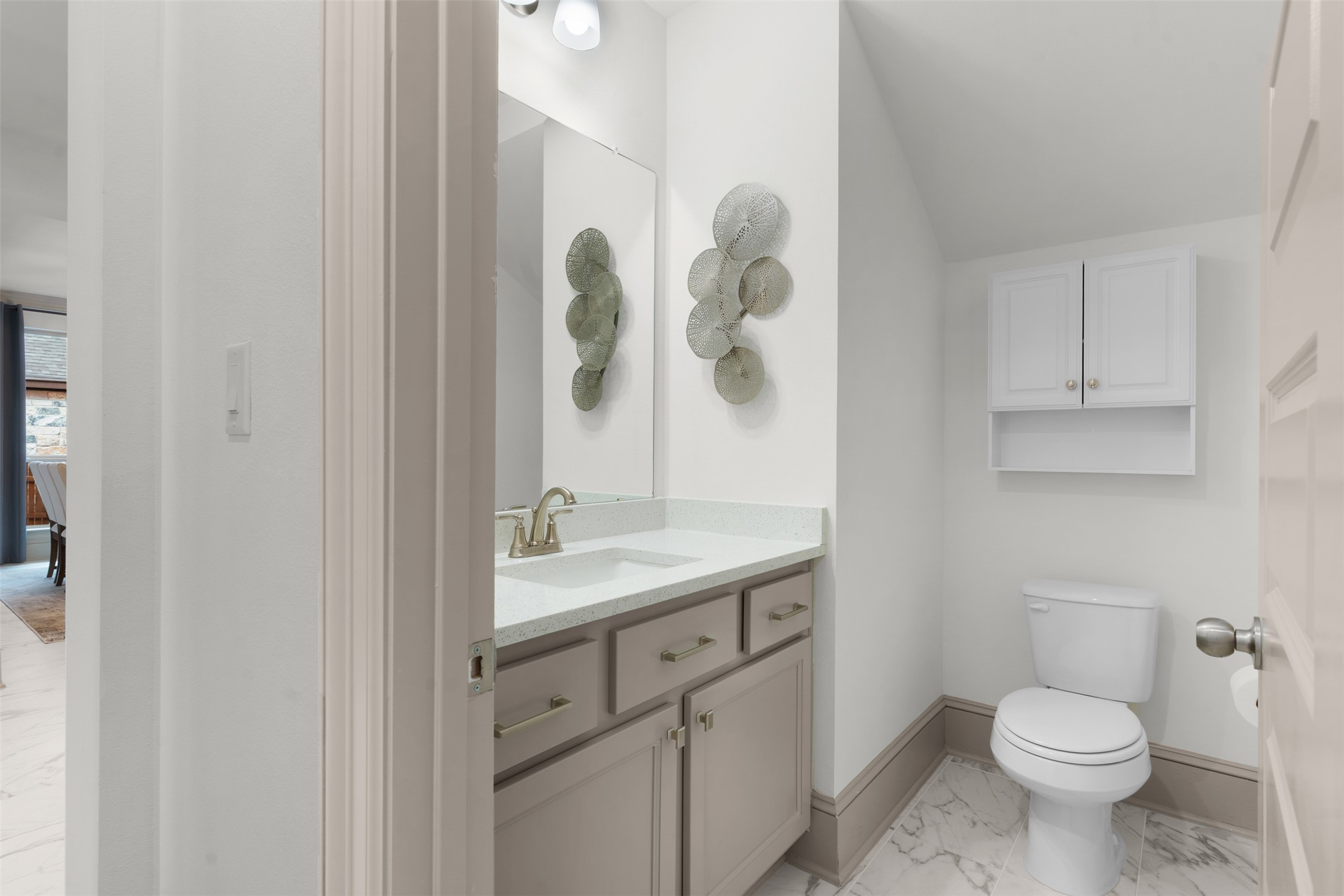 234 Rio Ranchero Road Georgetown, TX 78628 - Photo 27 of 39 Half Bath Off Hall to Laundry