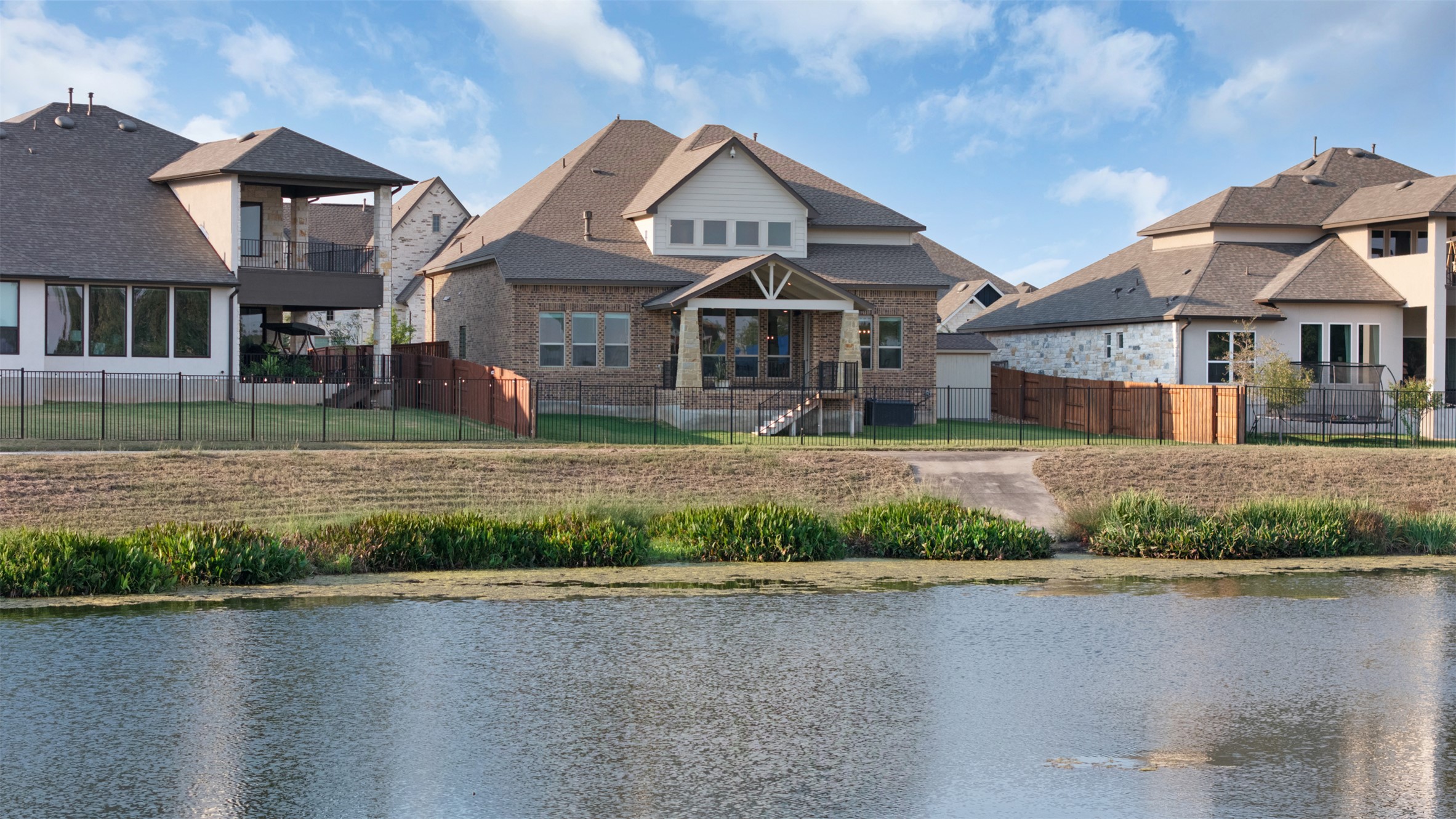 234 Rio Ranchero Road Georgetown, TX 78628 - Photo 38 of 39 View from Pond to Backyard